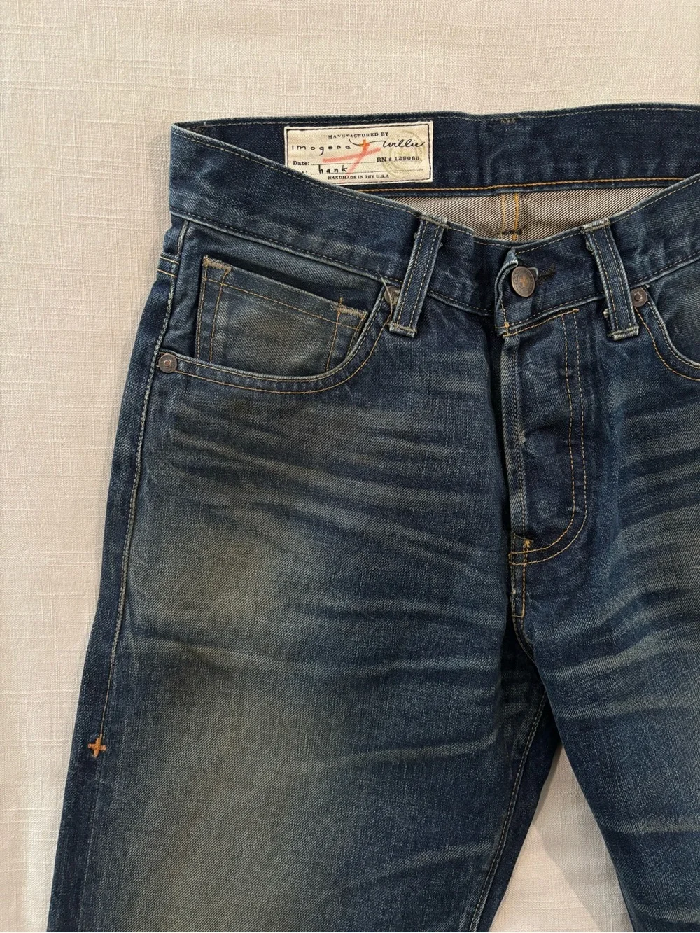 Hank Jean, Kaihara Mills 14oz Denim, Size 28R